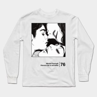 Michel Foucault - Minimal Style Graphic Artwork Long Sleeve T-Shirt